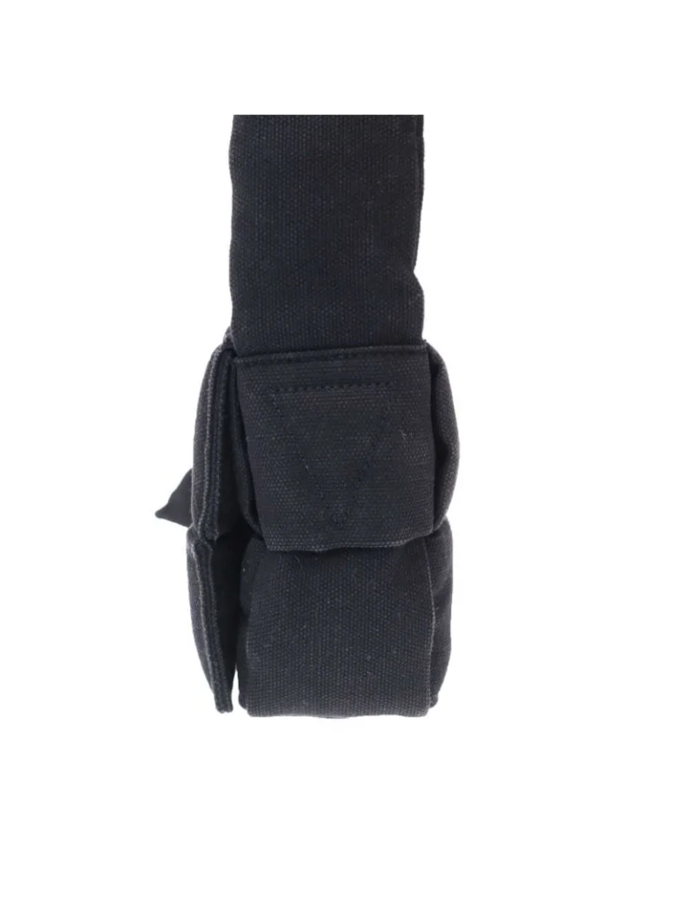 Bottega Veneta Padded Tech Cassette Canvas Intrecciato Shoulder Bag Black
